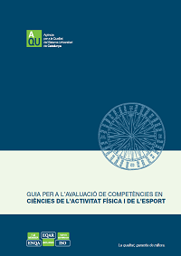 Portada de la Guia per a l'avaluació de competències en Ciències de l'Activitat Física i de l'Esport